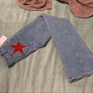 We the free firecracker flare jeans new and never worn!!:)